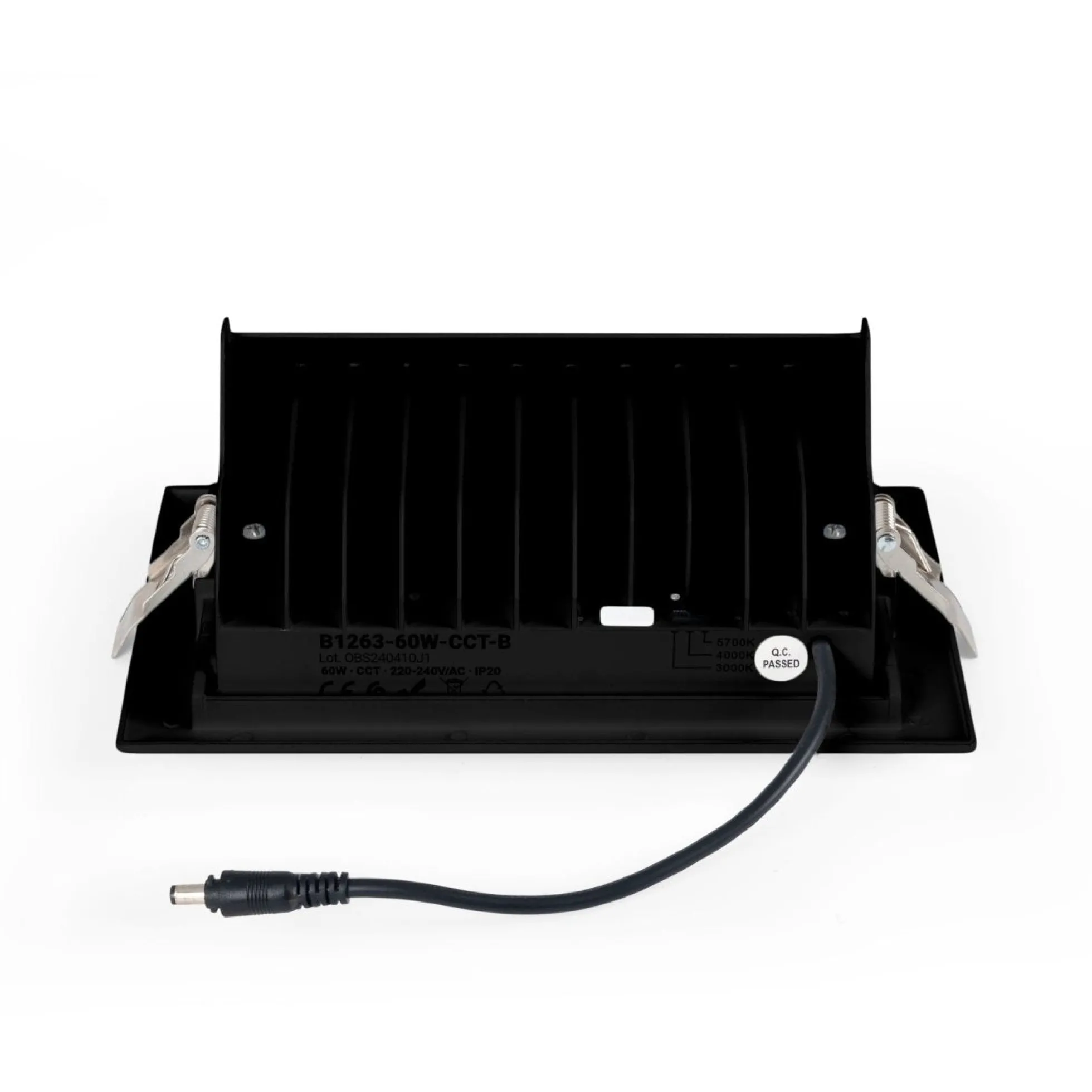 Downlight LED rectangular orientable CCT 38W - Blanco - 120° Driver LIFUD