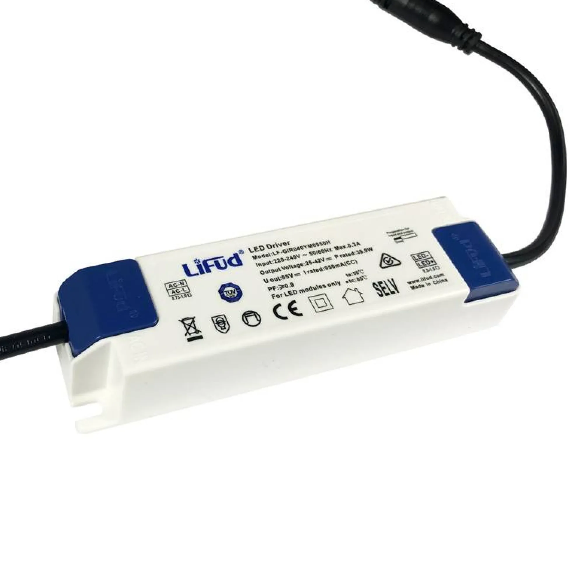 Downlight LED rectangular orientable CCT 38W - Blanco - 120° Driver LIFUD