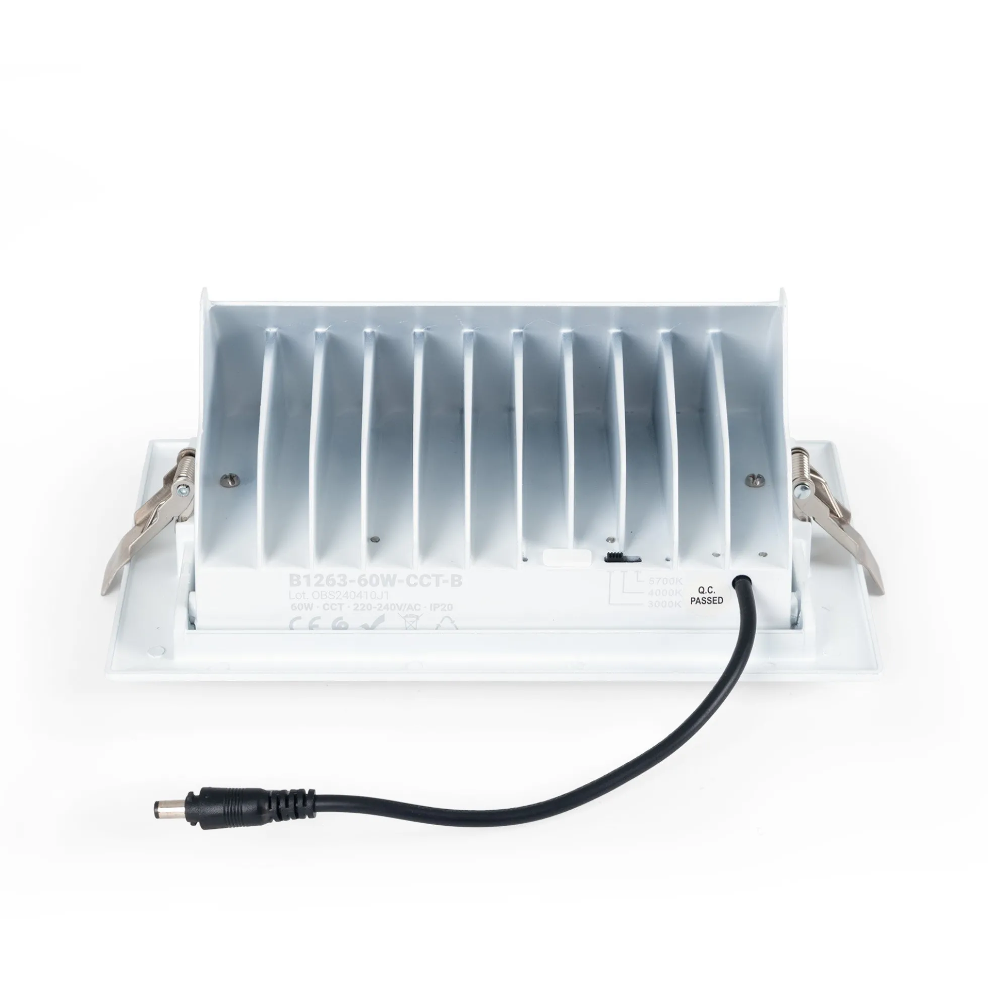 Downlight LED rectangular orientable CCT 60W- 100° Driver LIFUD