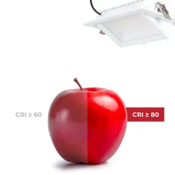 Downlight LED rectangular orientable CCT 60W- 100° Driver LIFUD