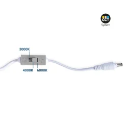 Downlight LED ultra slim 12W - CCT - Corte Ø 155mm - 3 colores