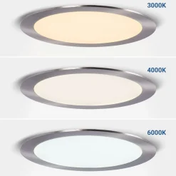 Downlight LED ultra slim 18W - CCT - Corte Ø 208mm - 3 colores