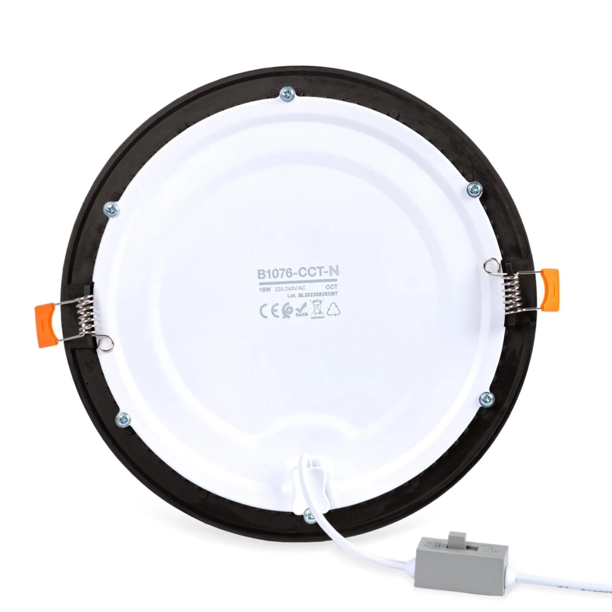 Downlight LED ultra slim 18W - CCT - Corte Ø 208mm - 3 colores