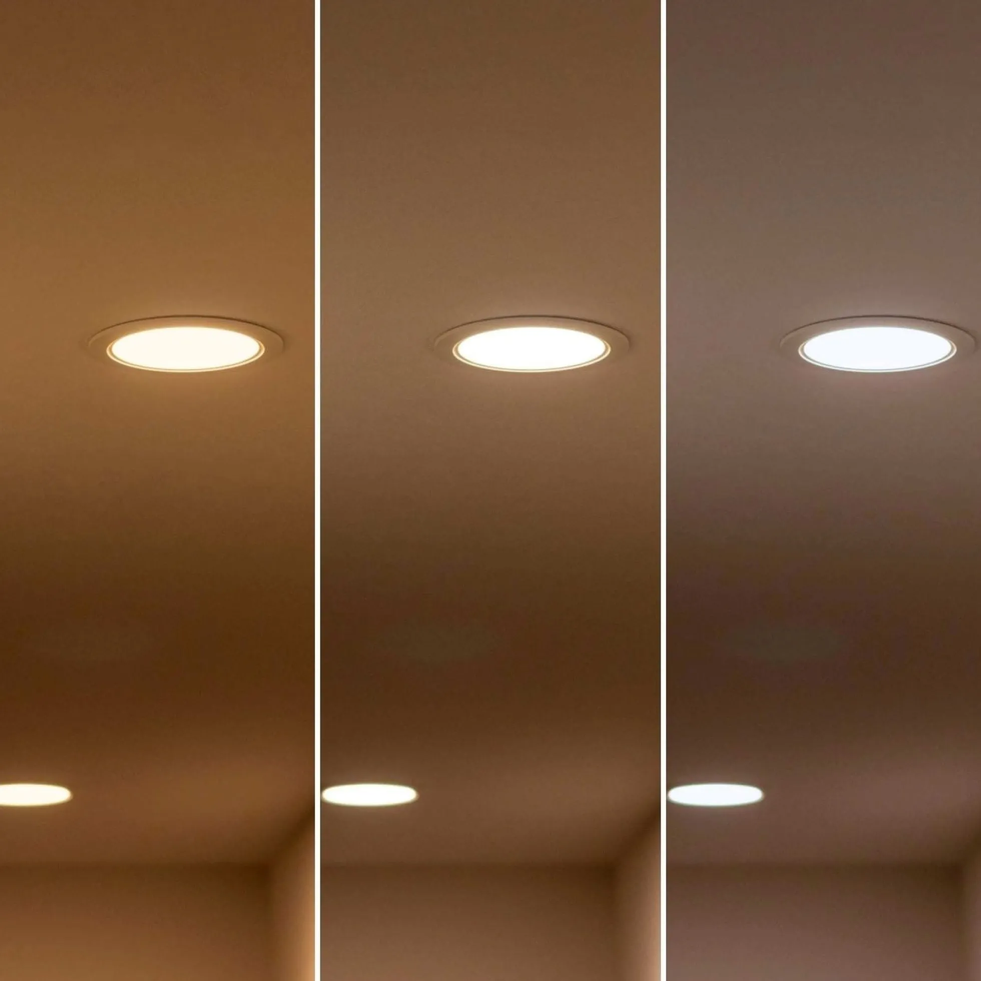 Downlight LED ultra slim 18W - CCT - Corte Ø 208mm - 3 colores