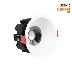 Downlight LED - 15W - CCT - Chip OSRAM - Corte Ø 90mm