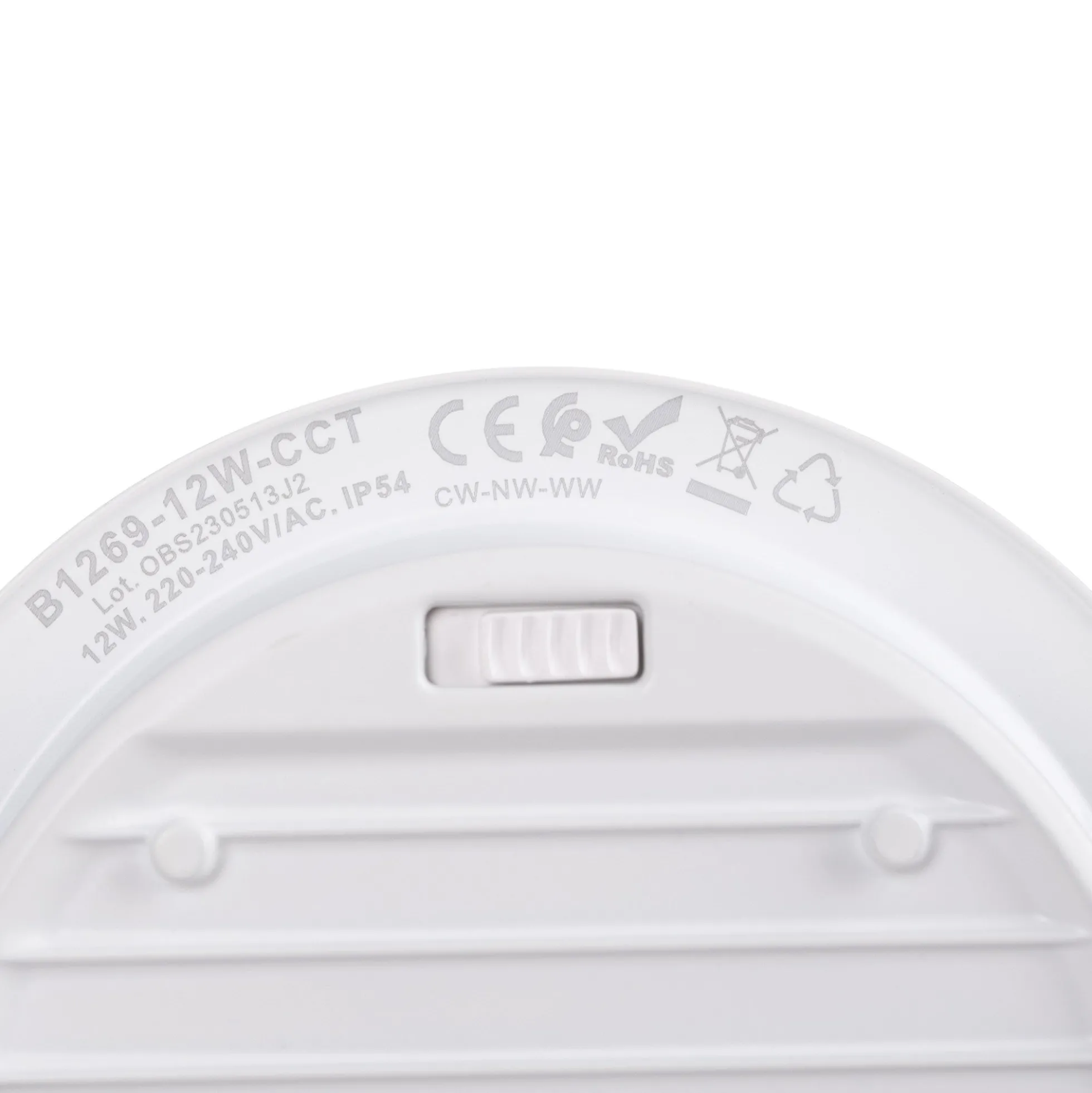 Downlight PRO 12W - CCT - 148lm/W - IP54 - UGR19 - Corte ø120mm