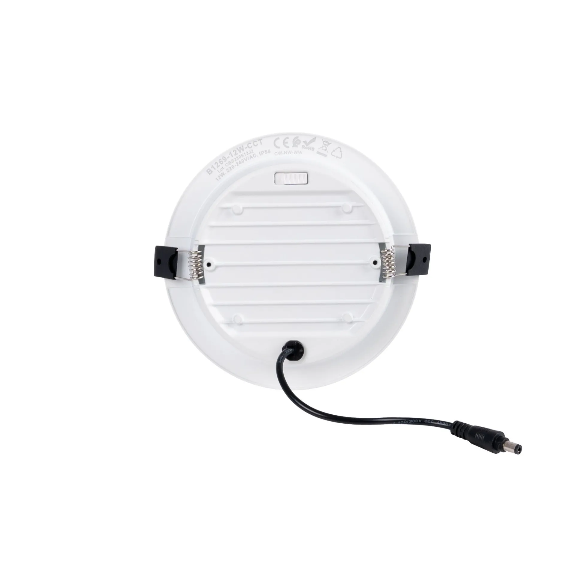 Downlight PRO 12W - CCT - 148lm/W - IP54 - UGR19 - Corte ø120mm