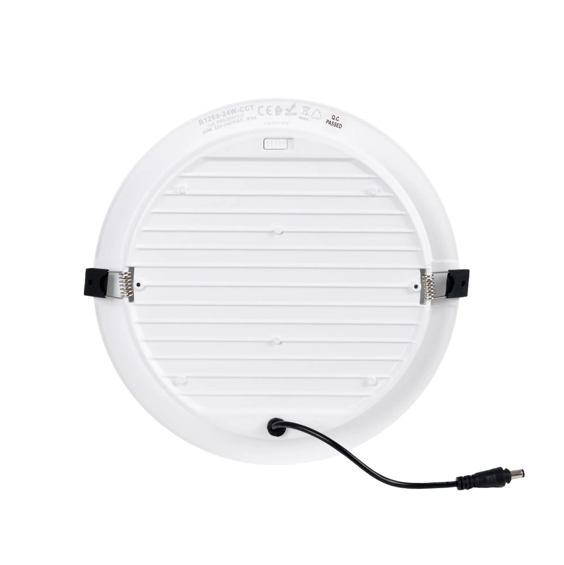 Downlight PRO 24W - CCT - 153lm/W - IP54 - UGR19 - Corte ø205mm