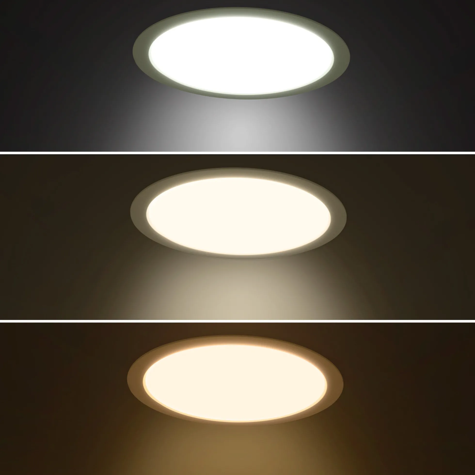 Downlight PRO 24W - CCT - 153lm/W - IP54 - UGR19 - Corte ø205mm
