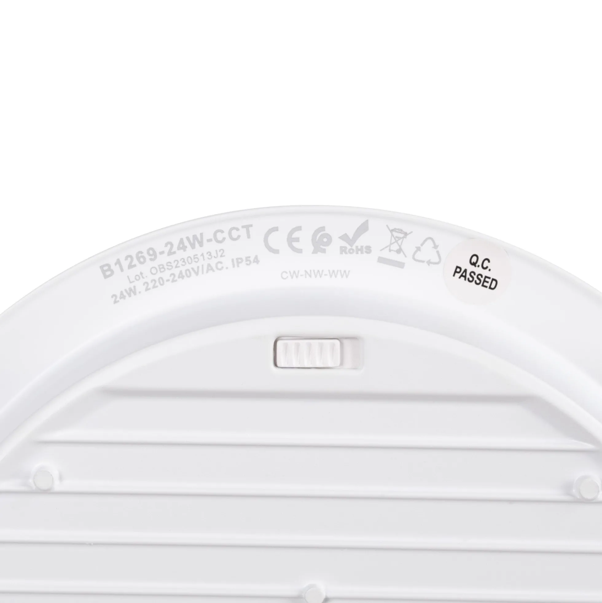 Downlight PRO 24W - CCT - 153lm/W - IP54 - UGR19 - Corte ø205mm