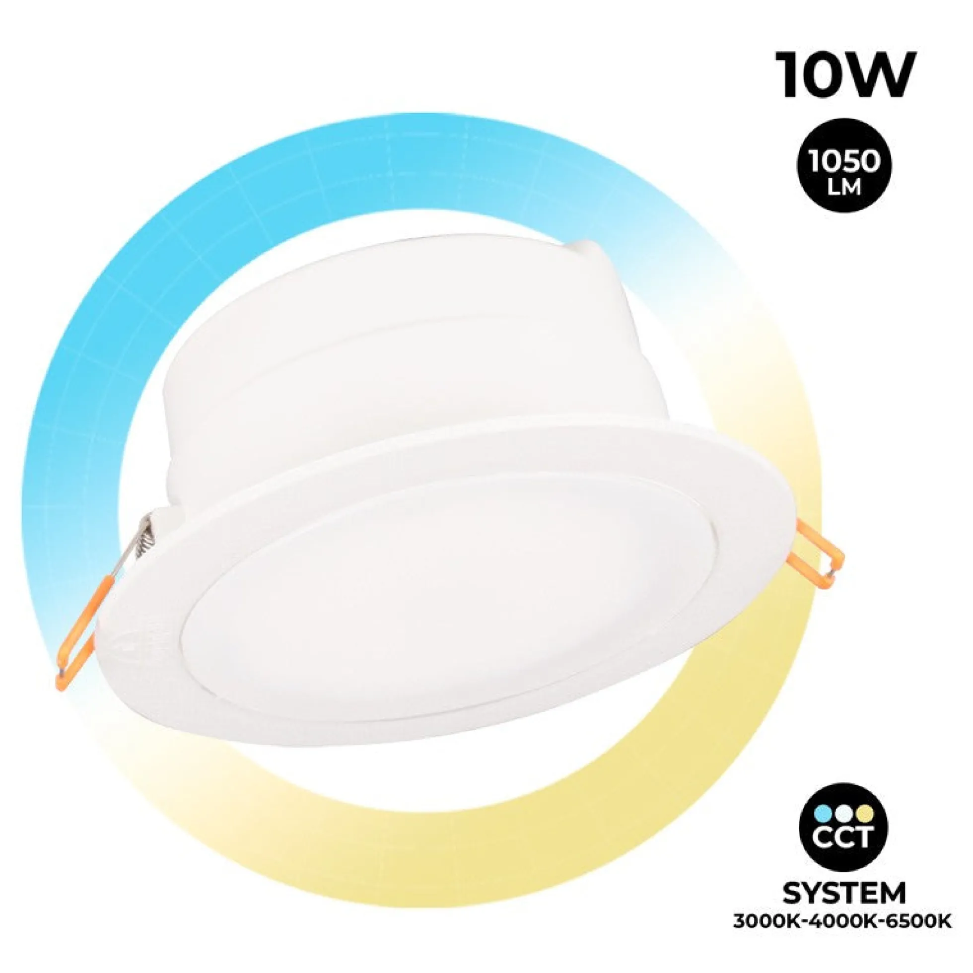 Downlight Redondo Estanco CCT Fumagalli "Teresa 160" 10W IP55