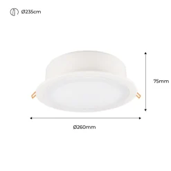 Downlight Redondo Estanco CCT Fumagalli 