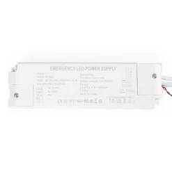 Driver LED para emergencia - Salida 3,3/4,5W - 3h autonomía - Luz 3-80W