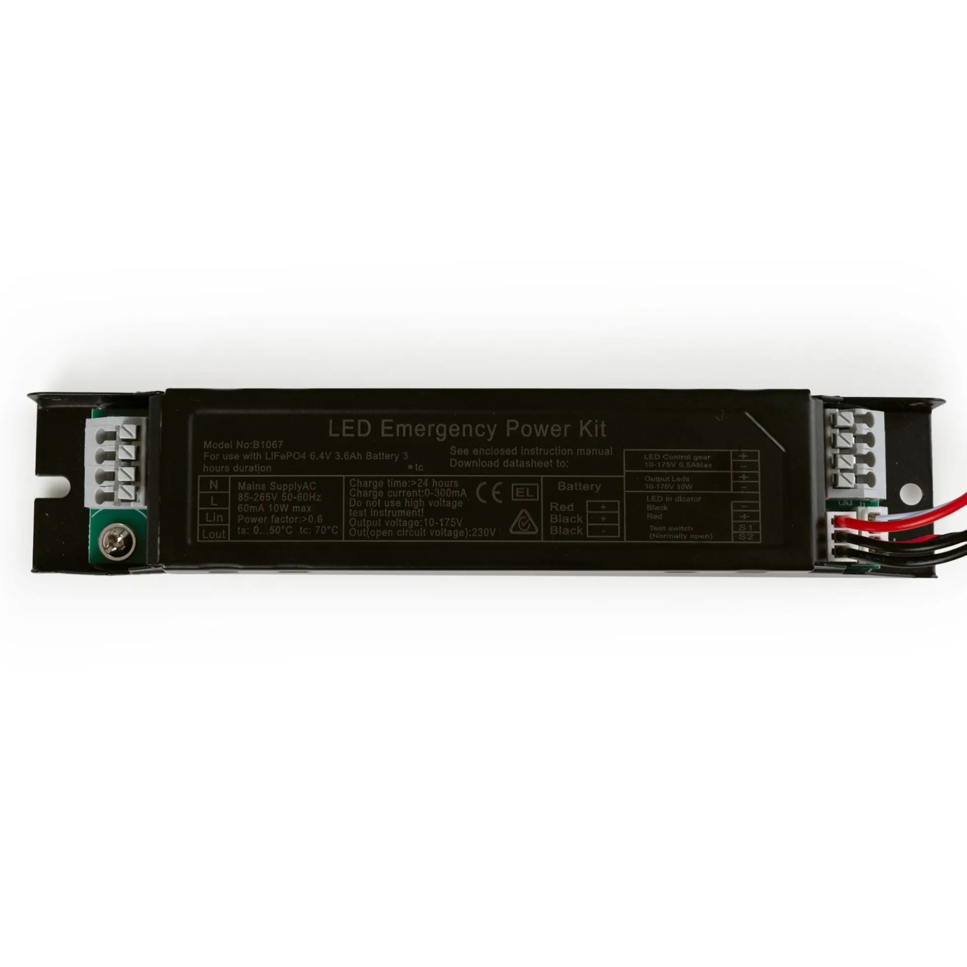 Driver LED para emergencia - Salida 3W - 3h autonomía - Luz 24/100W
