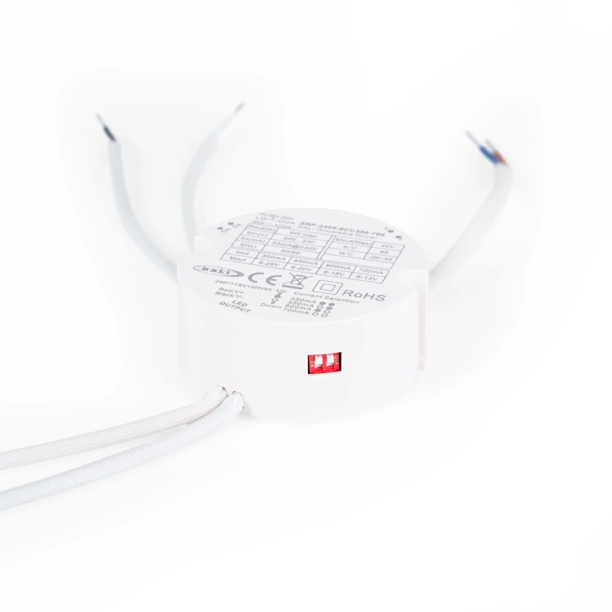 Driver regulable DALI DT6 monocolor - 220-240V - Salida 6-25V DC - 9W