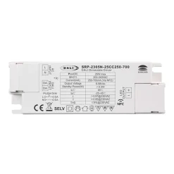 Driver regulable DALI DT6 monocolor 220-240V - Salida 6-58V DC - 250-700mA - 25W