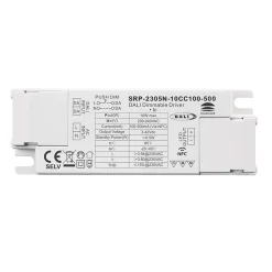 Driver regulable DALI DT6 monocolor 220-240V - Salida 3-42V DC - 10W (100-500mA)