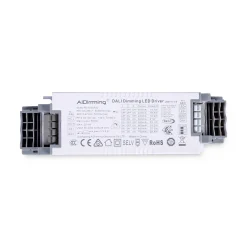 Driver regulable DALI + 1/0-10V + PUSH - 9-42V DC - Multicorriente (350-700mA)