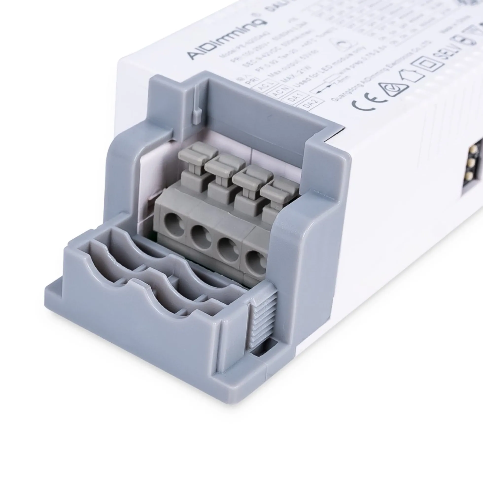 Driver regulable DALI + 1/0-10V + PUSH - 9-42V DC - Multicorriente (200-500mA)