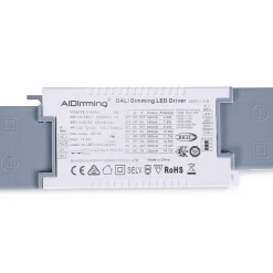 Driver regulable DALI + 1/0-10V + PUSH - 9-42V DC - Multicorriente (150-350mA)