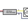 Driver regulable TRIAC corriente constante 25-42V 8W 180mA