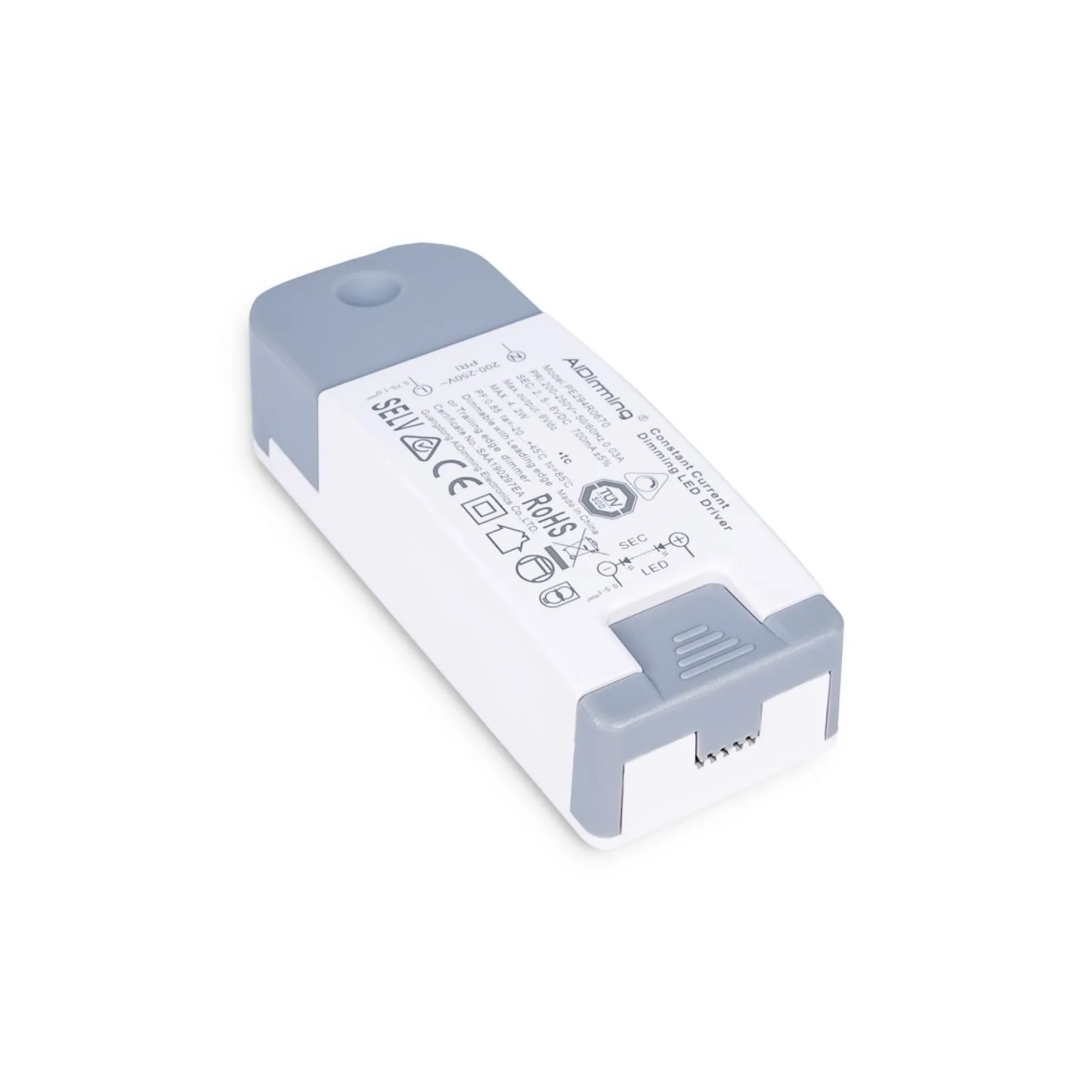 Driver regulable TRIAC 2-6V DC - 700mA - 4,2W