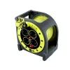 Enrollacables Cerrado Pro-XT - 4 tomas - Cable alta visibilidad 3x1,5mm2 - 15m - IP20
