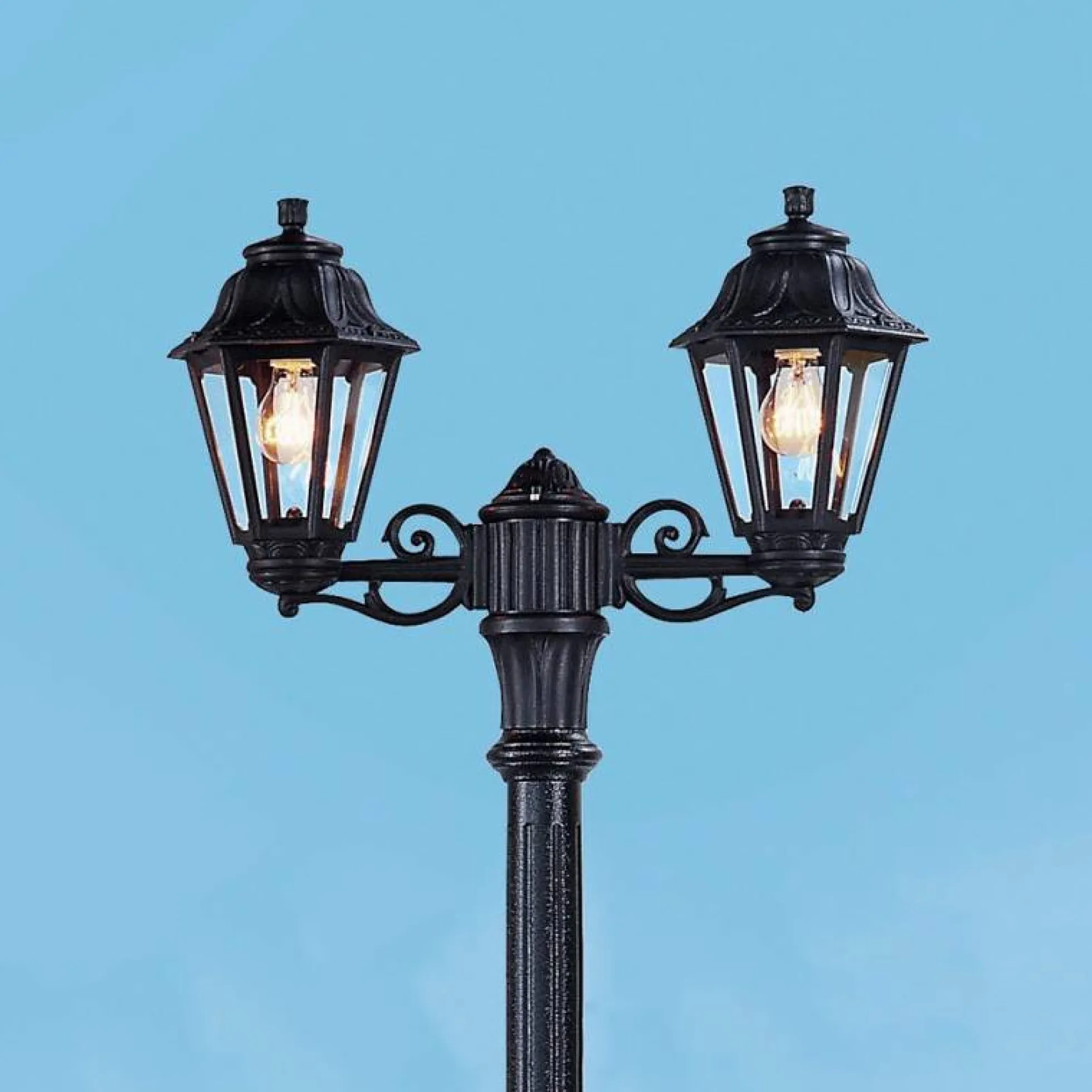 Farola doble exterior FUMAGALLI "Gigi Bisso/Anna" - 2x E27 - CCT - IP55