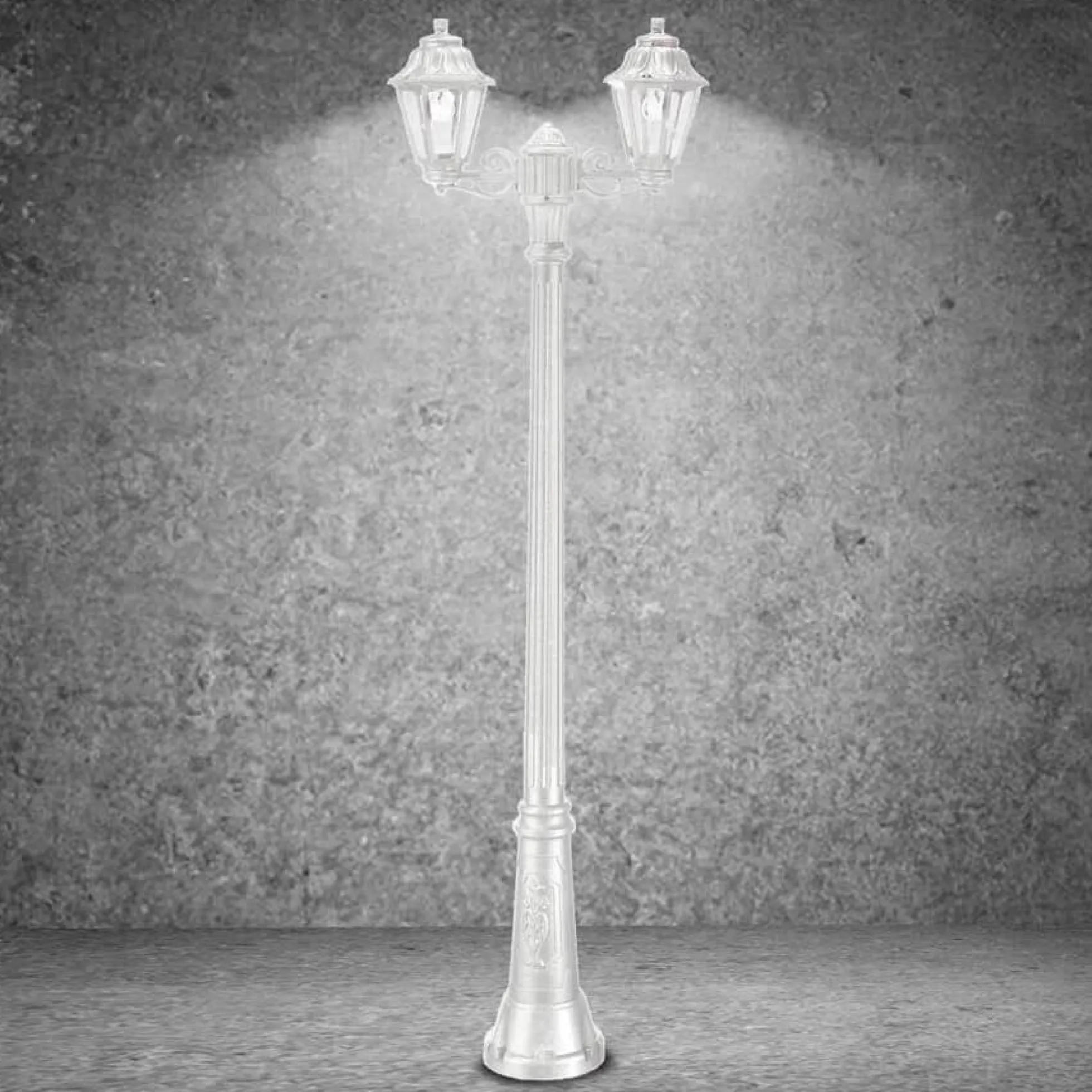 Farola doble exterior FUMAGALLI "Gigi Bisso/Anna" - 2x E27 - CCT - IP55