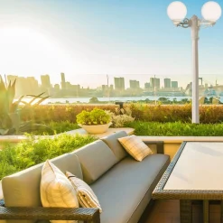 Farola doble LED exterior FUMAGALLI