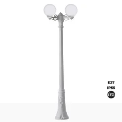 Farola doble LED exterior FUMAGALLI