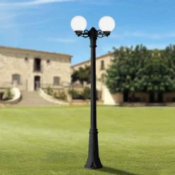Farola doble LED exterior FUMAGALLI