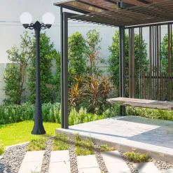 Farola doble LED exterior FUMAGALLI