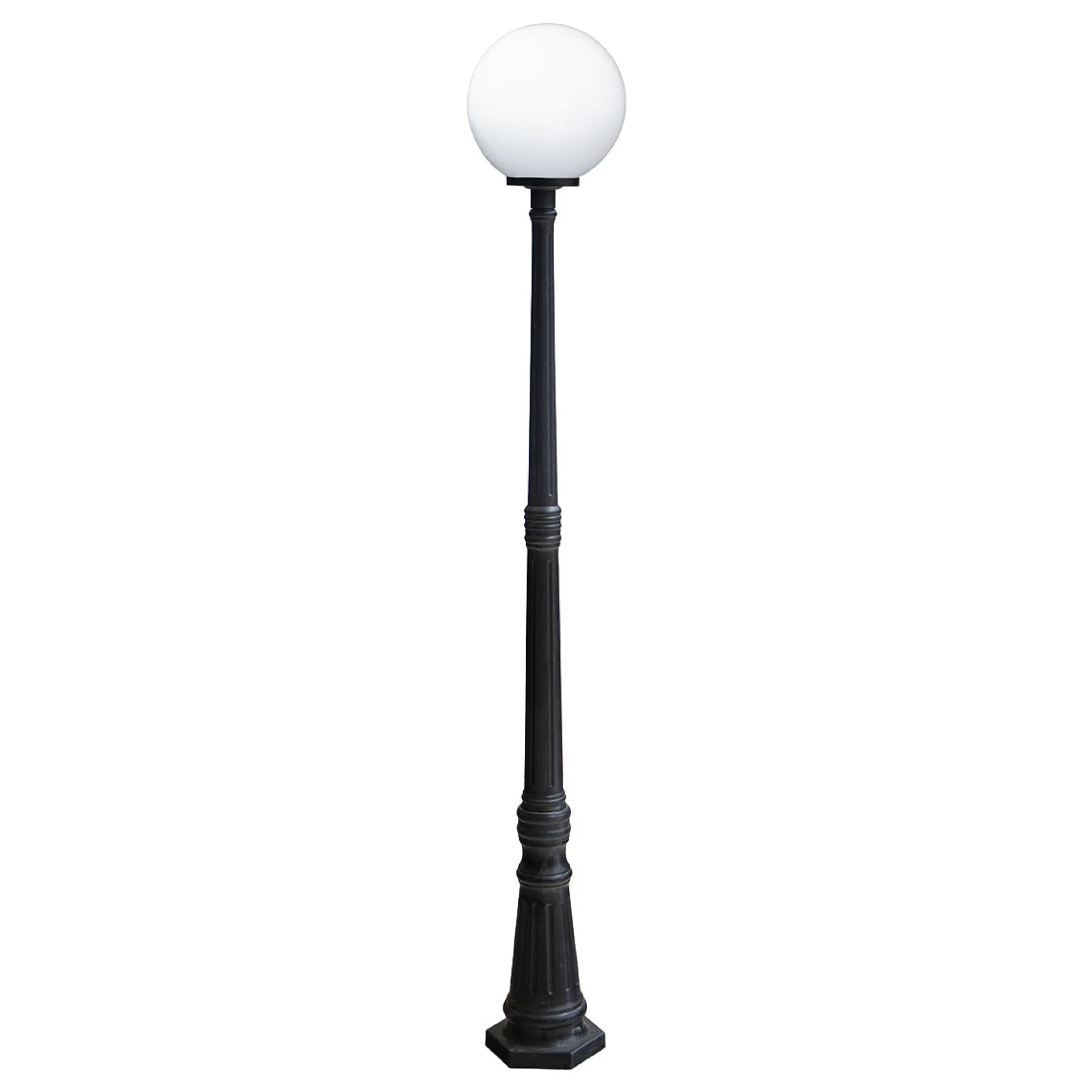 Farola exterior globo "CERES" - E27 - 2,10 m - IP44