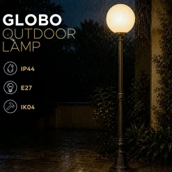 Farola exterior globo