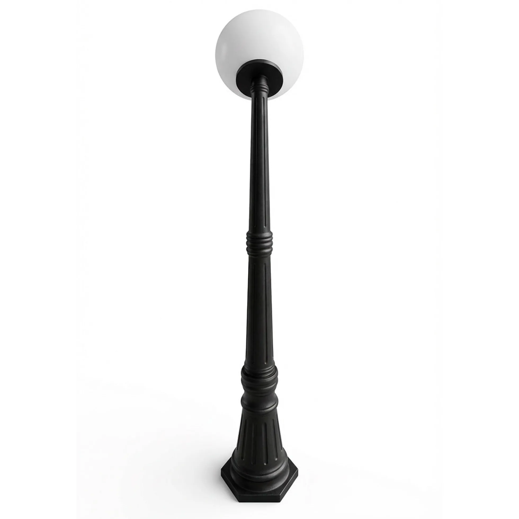 Farola exterior globo "CERES" - E27 - 2,10 m - IP44