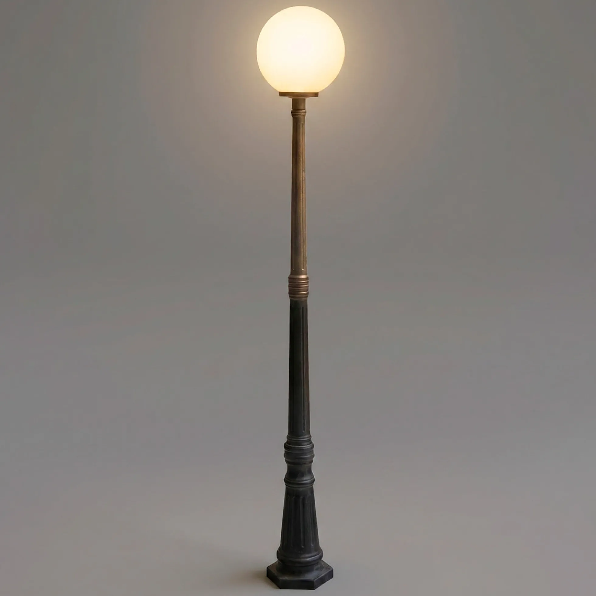 Farola exterior globo "CERES" - E27 - 2,10 m - IP44