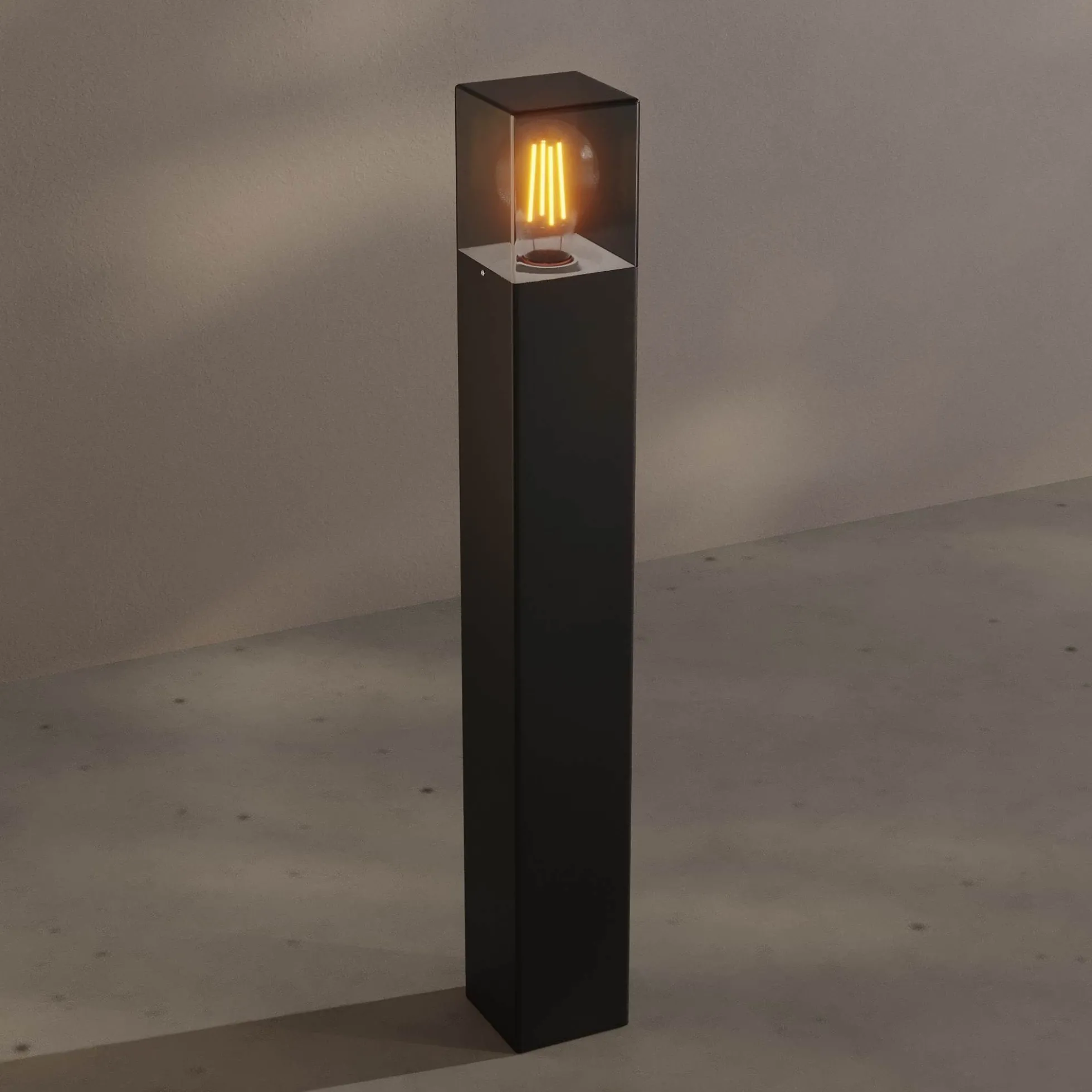 Farola exterior tipo bolardo "SILS" - 60 cm - 1 x E27 - IP44