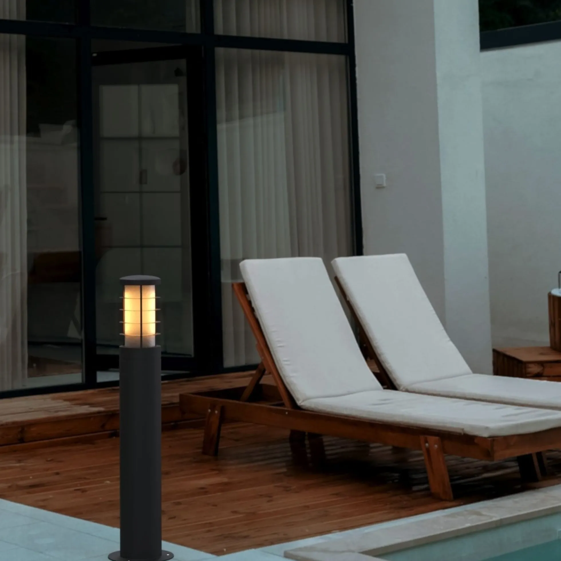 Farola exterior tipo bolardo "PEP" - 60 cm - 1 x E27 - IP54