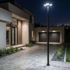 Farola solar con panel y mando a distancia - Sensor PIR - 150W - 6500K - IP54