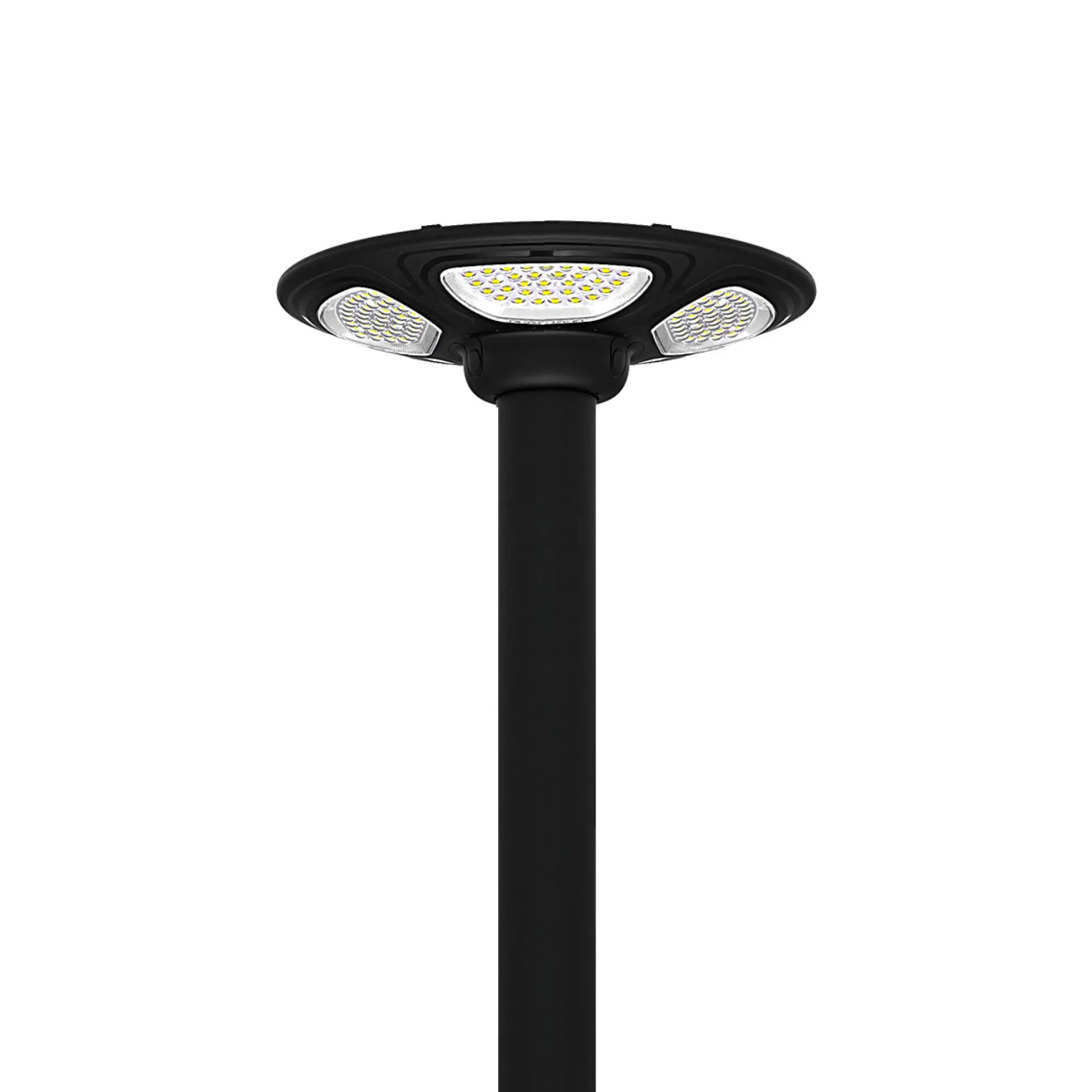 Farola solar con panel y mando a distancia - Sensor PIR - 150W - 6500K - IP54