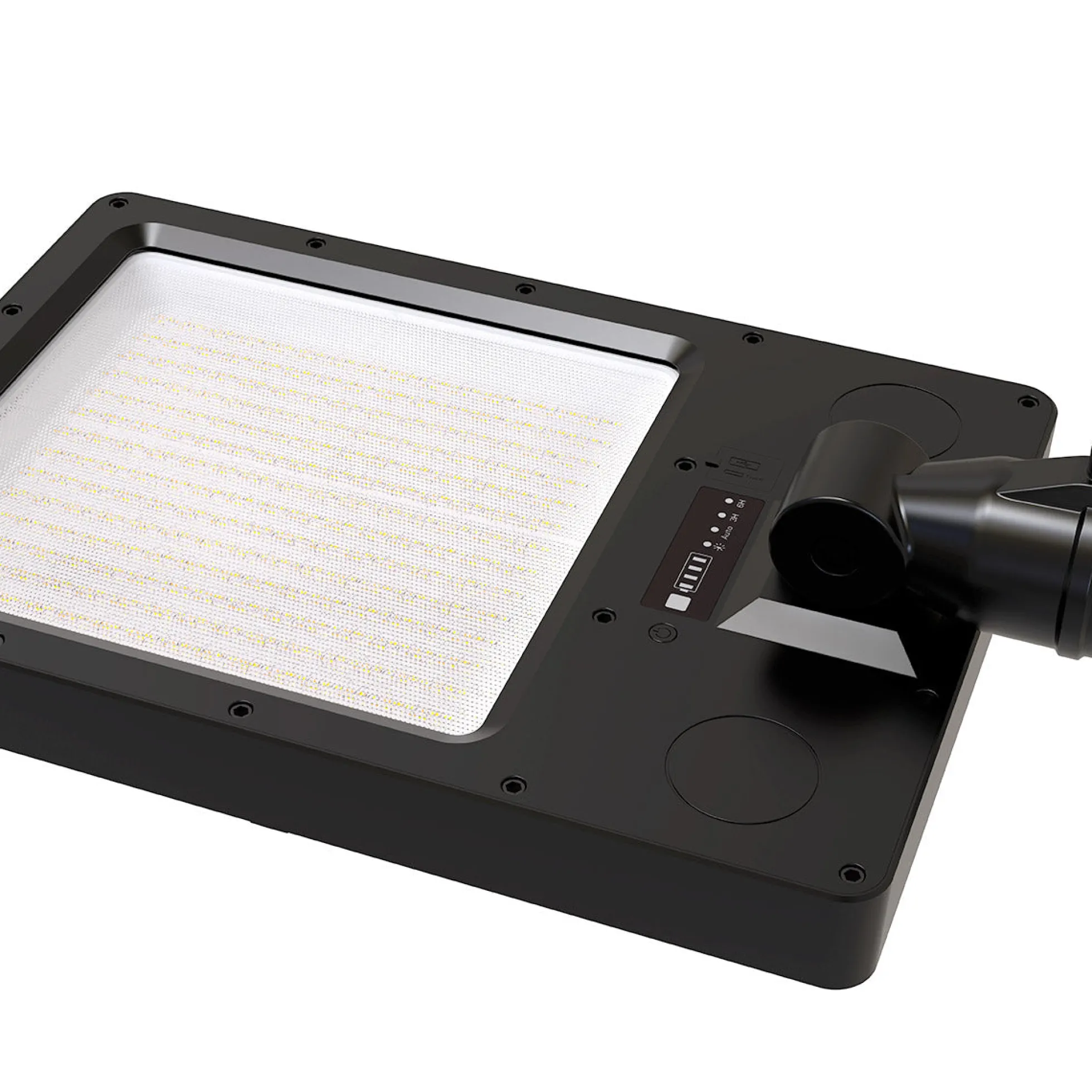 Farola solar con panel y mando a distancia - LED CCT - 240W - IP54