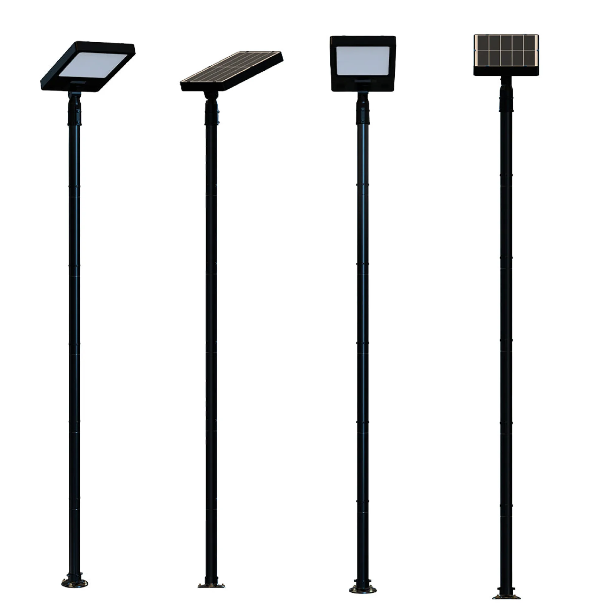 Farola solar con panel y mando a distancia - LED CCT - 240W - IP54