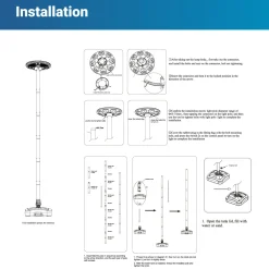 Farola Solar LED 150W con Base Rellenable de Agua o Arena | 6500K IP54 · Mando y Sensor PIR
