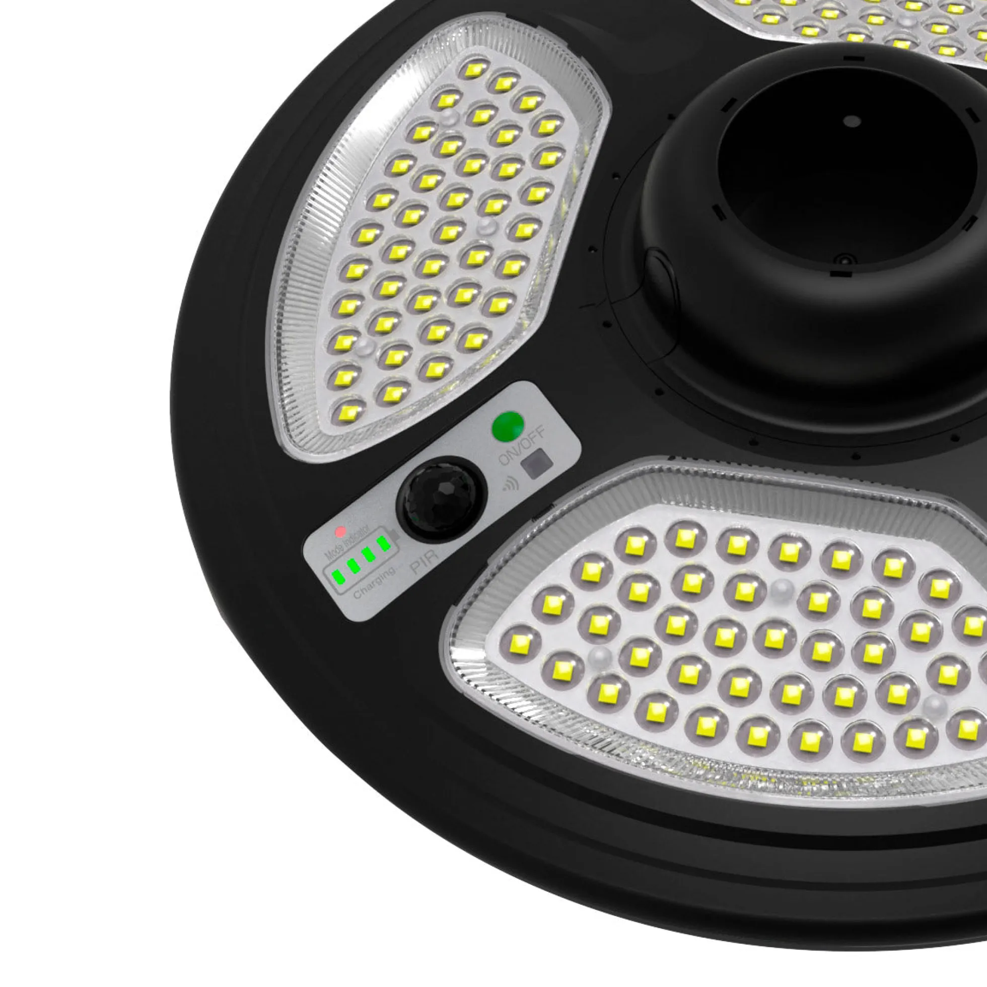 Farola Solar LED 150W con Base Rellenable de Agua o Arena | 6500K IP54 · Mando y Sensor PIR