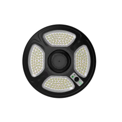 Farola Solar LED 150W con Base Rellenable de Agua o Arena | 6500K IP54 · Mando y Sensor PIR