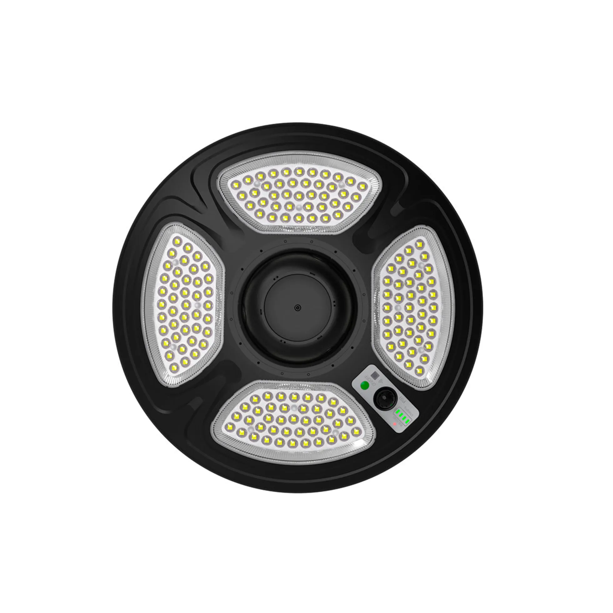 Farola Solar LED 150W con Base Rellenable de Agua o Arena | 6500K IP54 · Mando y Sensor PIR