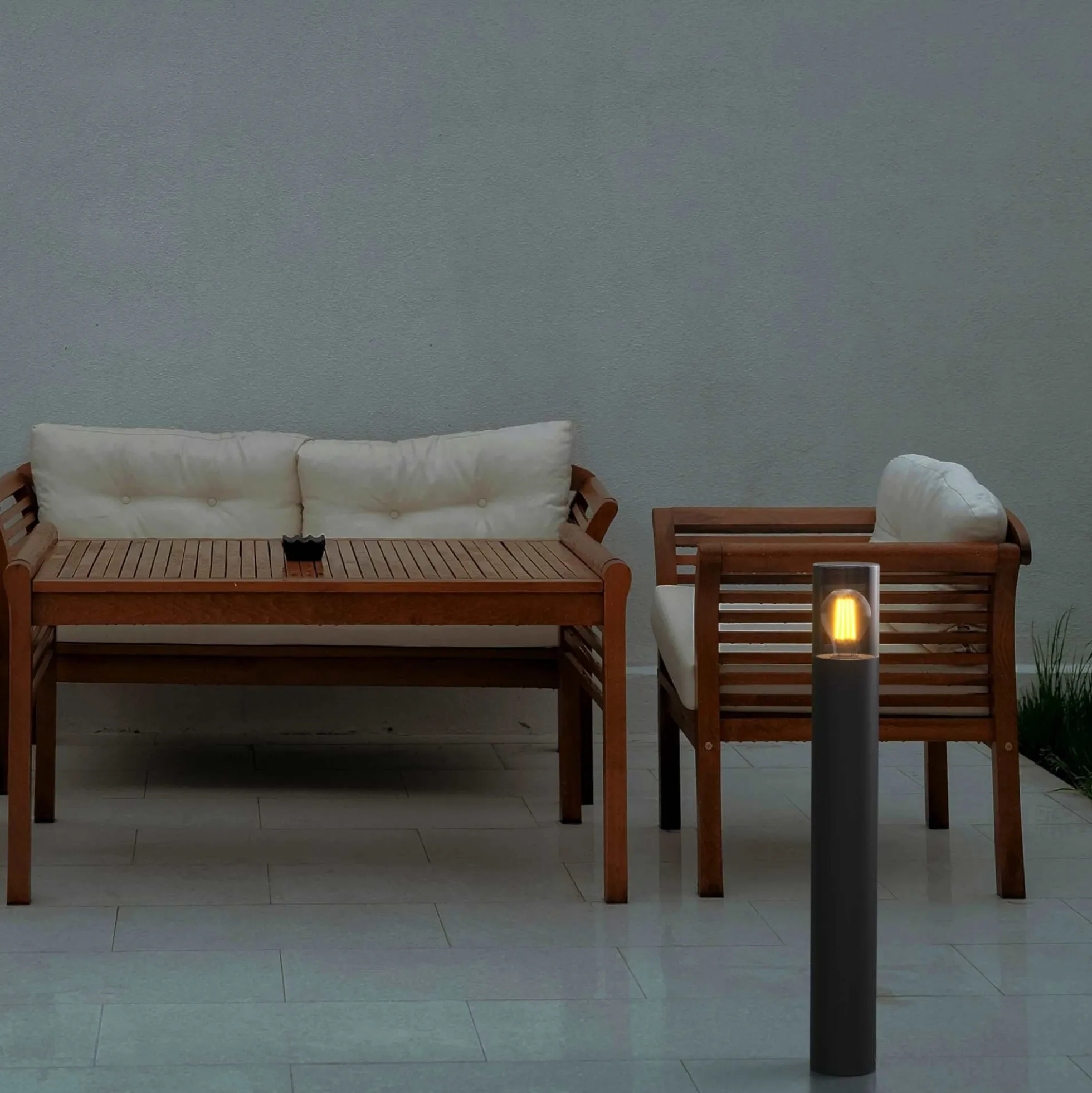 Farola tipo bolardo "Beld" - 60 cm - 1 x E27 - IP44