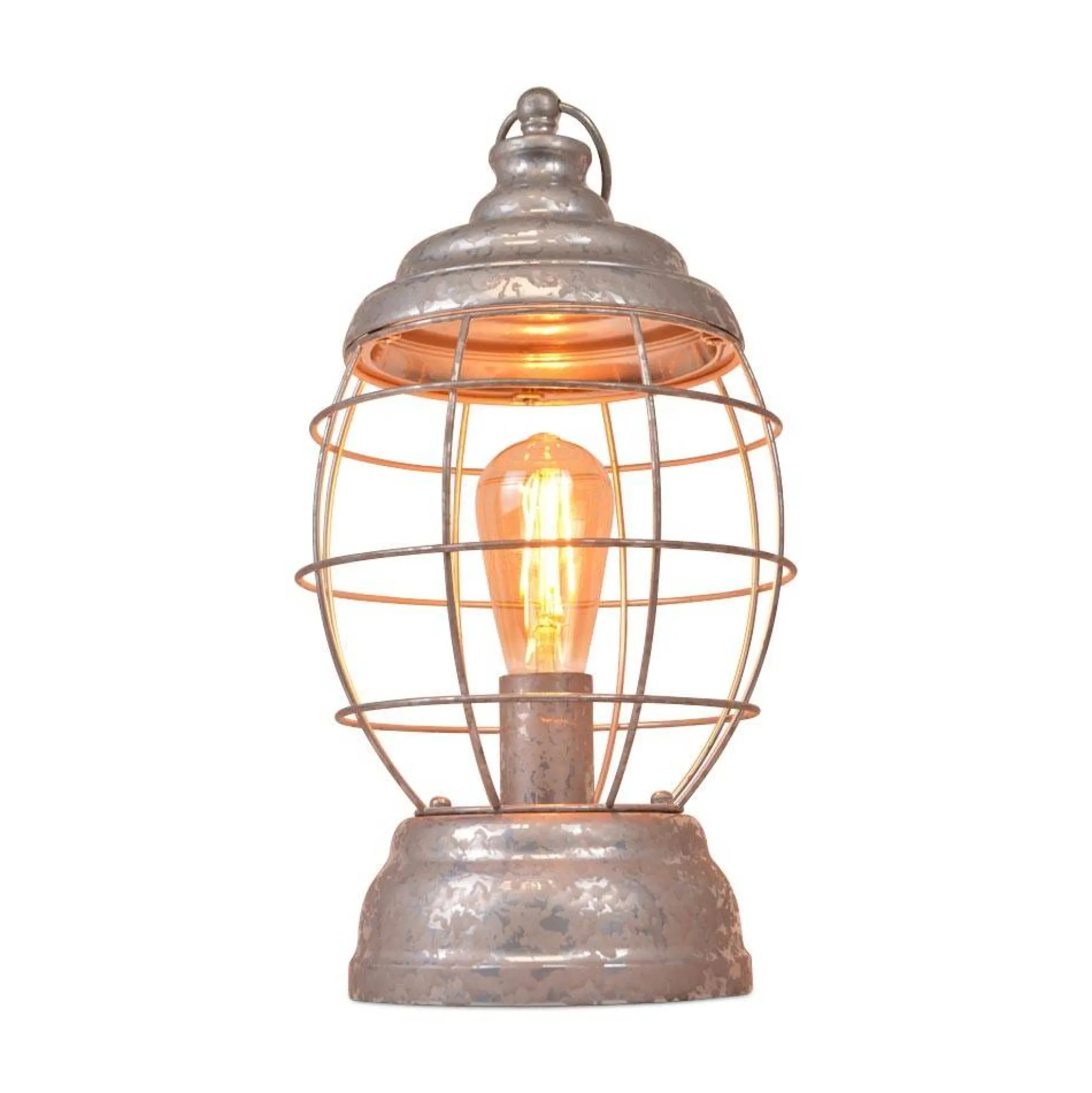 Farol de metal para mesa o colgado "ADID"