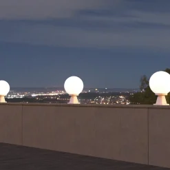 Farol de pie exterior esfera FUMAGALLI 
